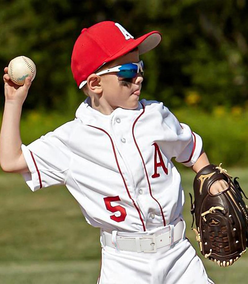 Kajeer Kid Belts for Boy Baseball Belt Softball Adjustable Fastpitch Belt Elastic Metal Buckle Youth Belt for Boys Girls - Image 2